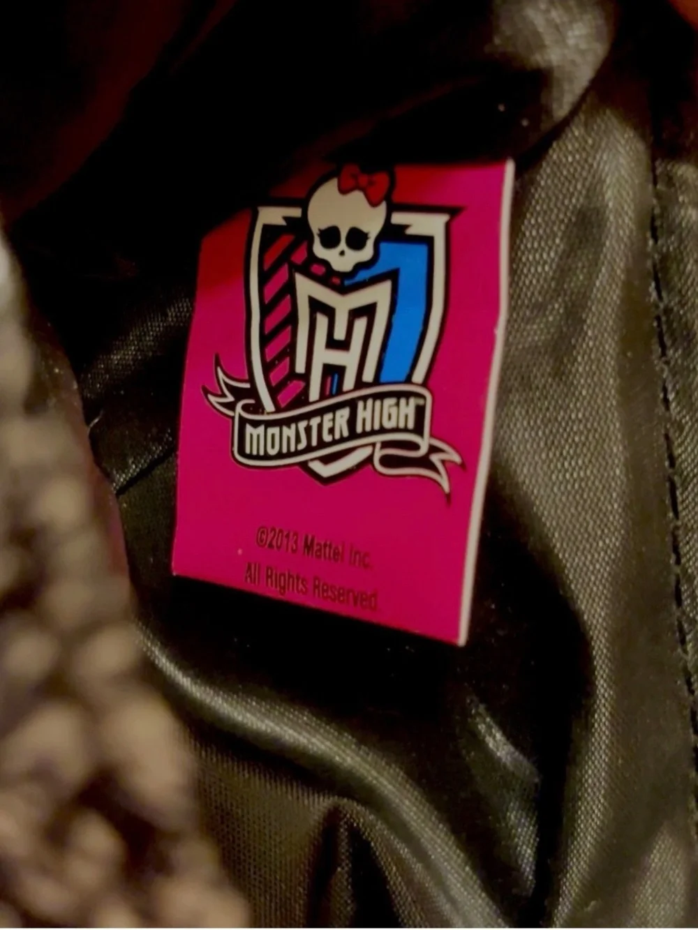 Monster High Purse Shoulder Bag Youth Accessory Clutch Mini Bag 2013 Y2K Style